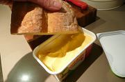 bread wipe butter